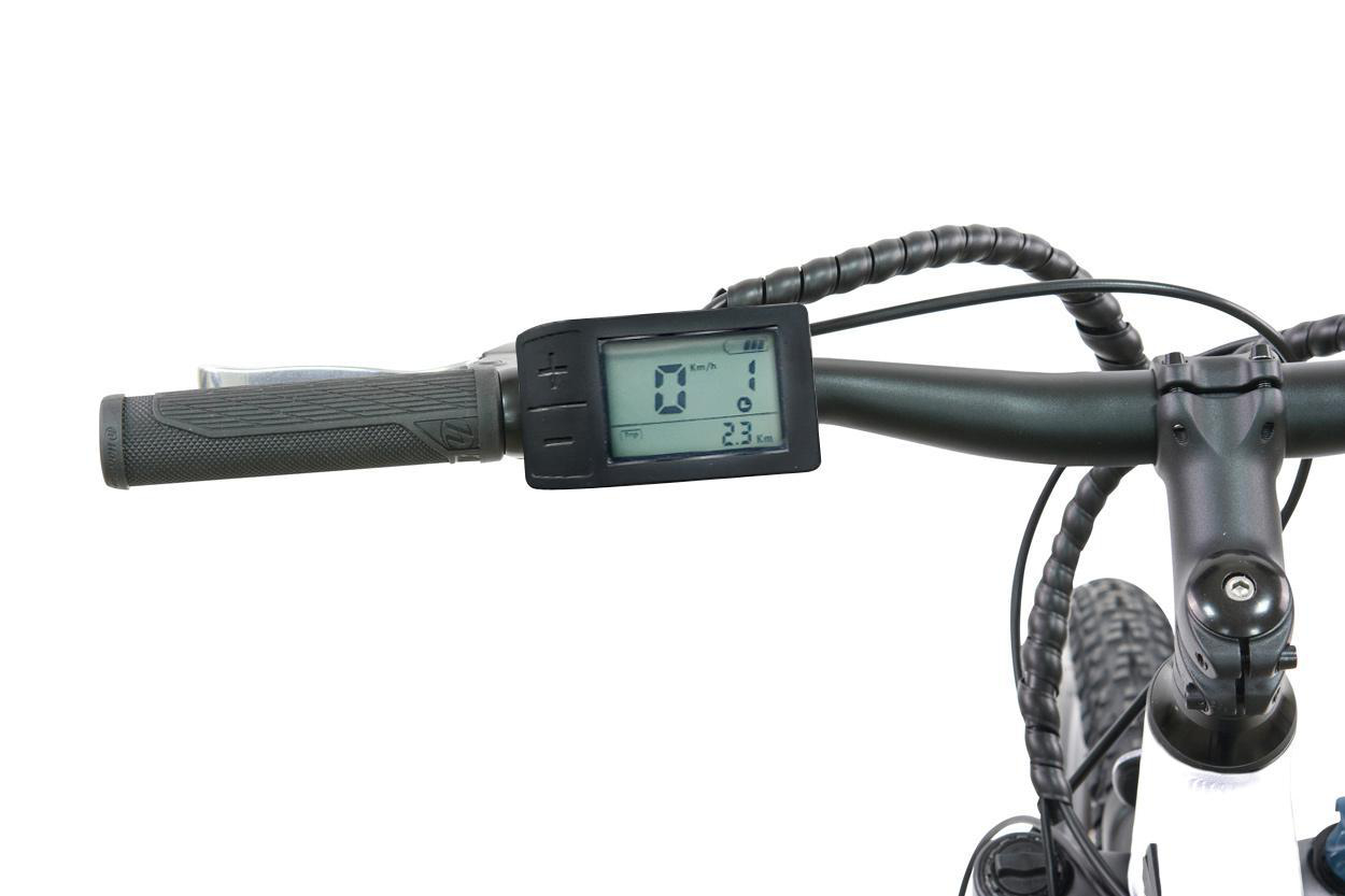 LLOBE 27,5” Falt Mountain E‐Bike FML‐830 Mountainbike (Laufradgröße: 27,5 Zoll, Rahmenhöhe: 48 cm, Unisex-Rad, 374.4 Wh, Weiß)