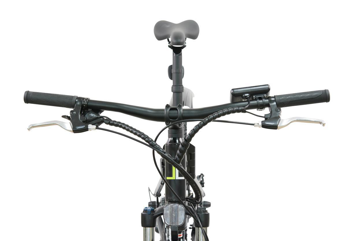 LLOBE 27,5” Falt Mountain E‐Bike FML‐830 Mountainbike (Laufradgröße: 27,5 Zoll, Rahmenhöhe: 48 cm, Unisex-Rad, 374.4 Wh, Schwarz)