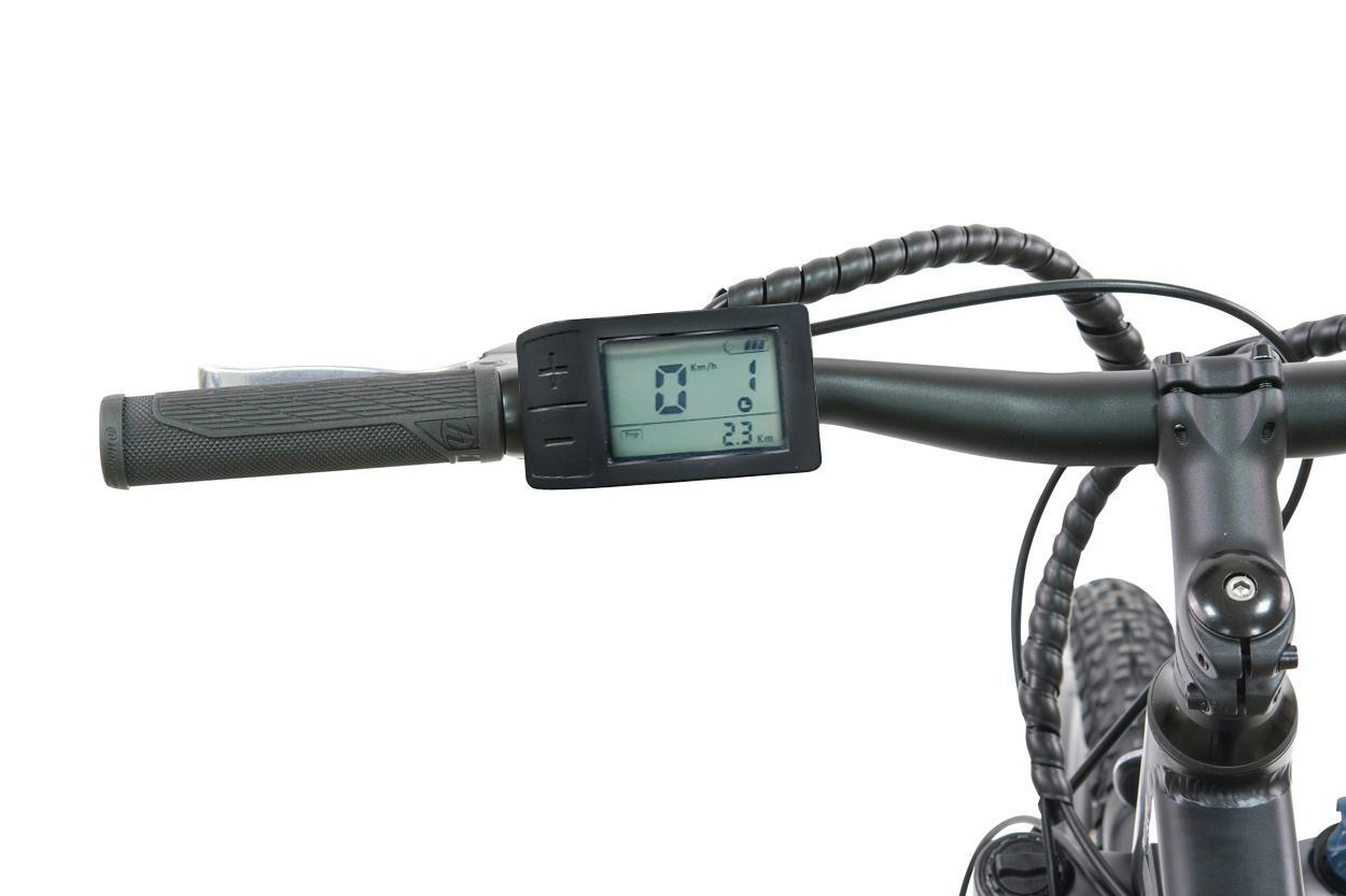 LLOBE 27,5” Falt Mountain E‐Bike FML‐830 Mountainbike (Laufradgröße: 27,5 Zoll, Rahmenhöhe: 48 cm, Unisex-Rad, 374.4 Wh, Schwarz)