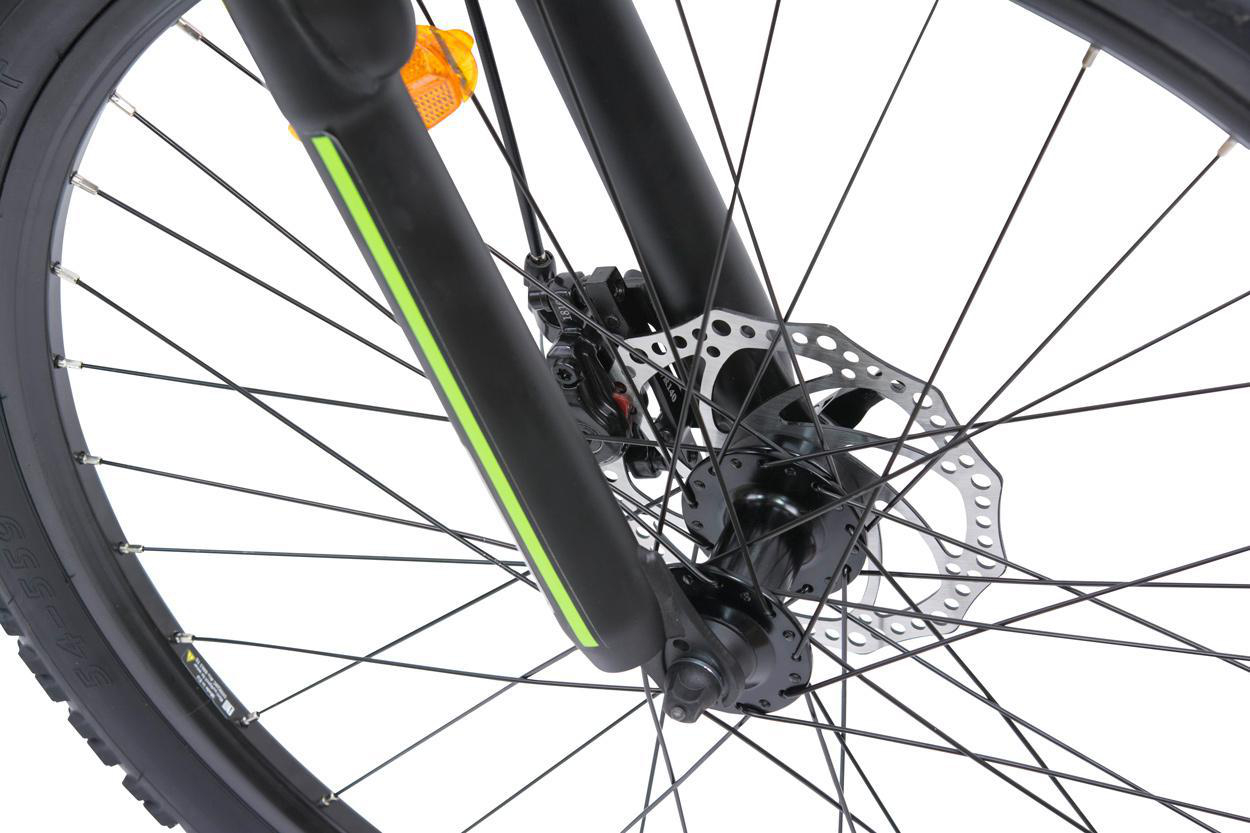 LLOBE 27,5” Falt Mountain E‐Bike FML‐830 Mountainbike (Laufradgröße: 27,5 Zoll, Rahmenhöhe: 48 cm, Unisex-Rad, 374.4 Wh, Schwarz)