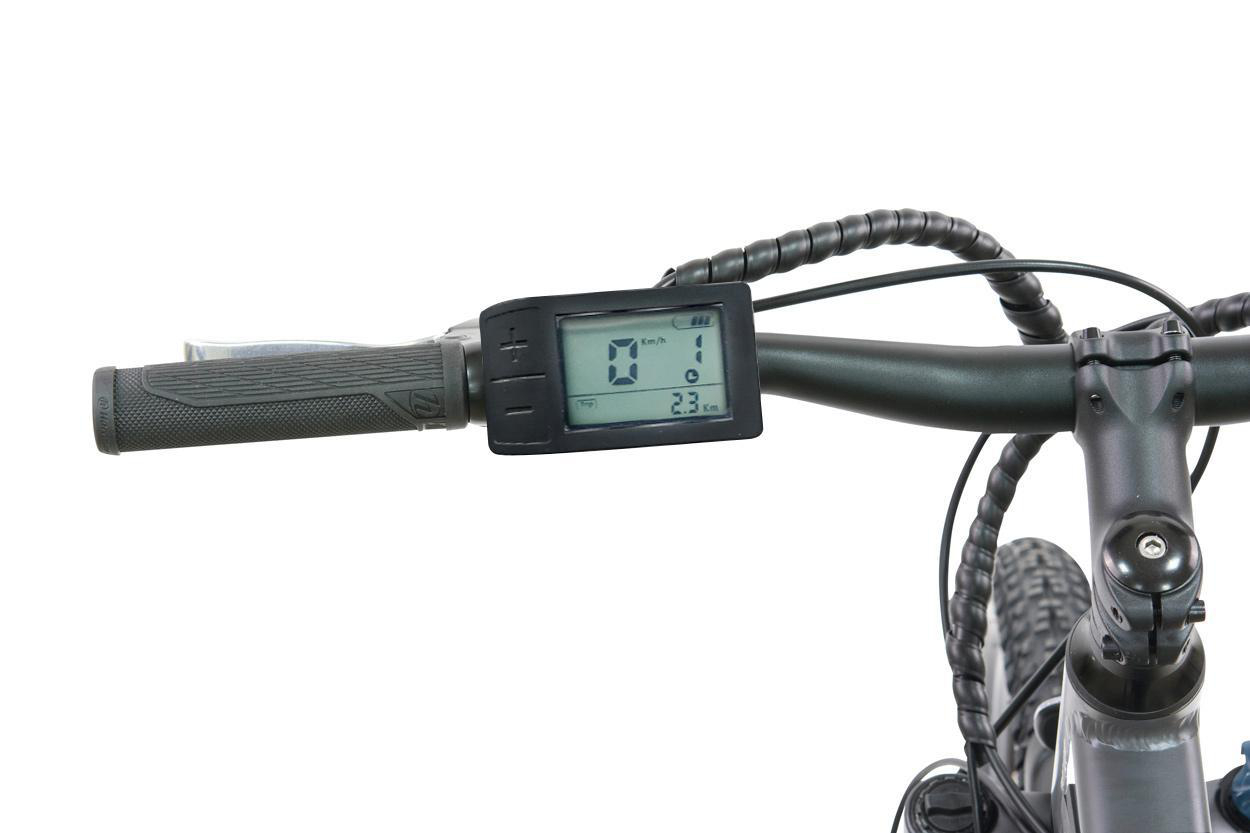 LLOBE 27,5 ”Falt Mountain E‐Bike FML‐830 Mountainbike (Laufradgröße: 27,5 Zoll, Rahmenhöhe: 48 cm, Unisex-Rad, 374.4 Wh, Grau)