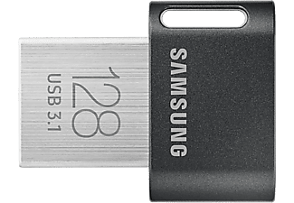 SAMSUNG FIT Plus - USB Stick  (128 GB, Schwarz)