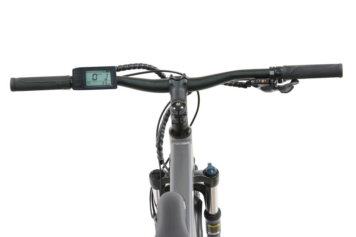 LLOBE 27,5 ”Falt Mountain E‐Bike FML‐830 Mountainbike (Laufradgröße: 27,5 Zoll, Rahmenhöhe: 48 cm, Unisex-Rad, 374.4 Wh, Grau)