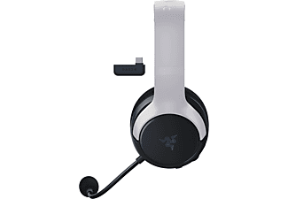 RAZER Kaira für PlayStation, Over-ear kabelloses Gaming Headset Bluetooth Weiß/Schwarz/Blau