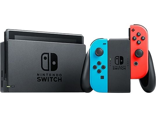 Consola - Nintendo Switch, Joy-Con, Azul y Rojo + Mario Kart 8 Deluxe (Código de descarga) + 3 meses Nintendo Switch Online