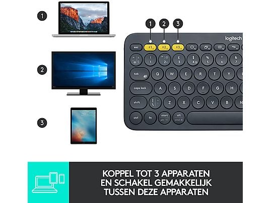 LOGITECH K380 Grijs