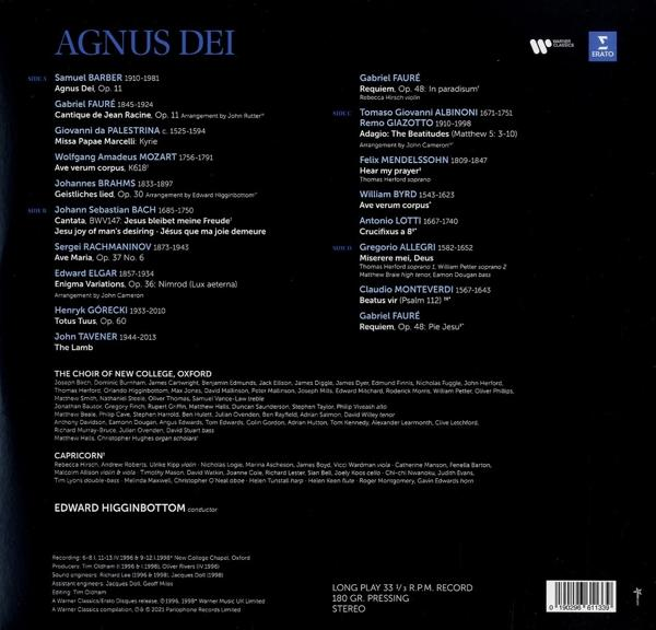 Edward Higginbottom - Agnus Dei  - (Vinyl)