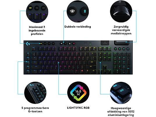 LOGITECH G G915 Wireless RGB Gaming Keyboard