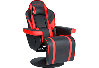 Silla gaming - Ardistel Sofá Blackfire Pro Series Gaming Chair BFX-705, Giro 360º, Negro/Rojo