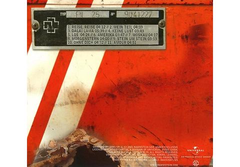 Rammstein  Rammstein - Reise,Reise (Digipak) - (CD) Rock & Pop CDs -  MediaMarkt