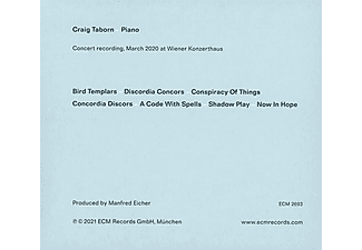 Craig Taborn - SHADOW PLAYS  - (CD)
