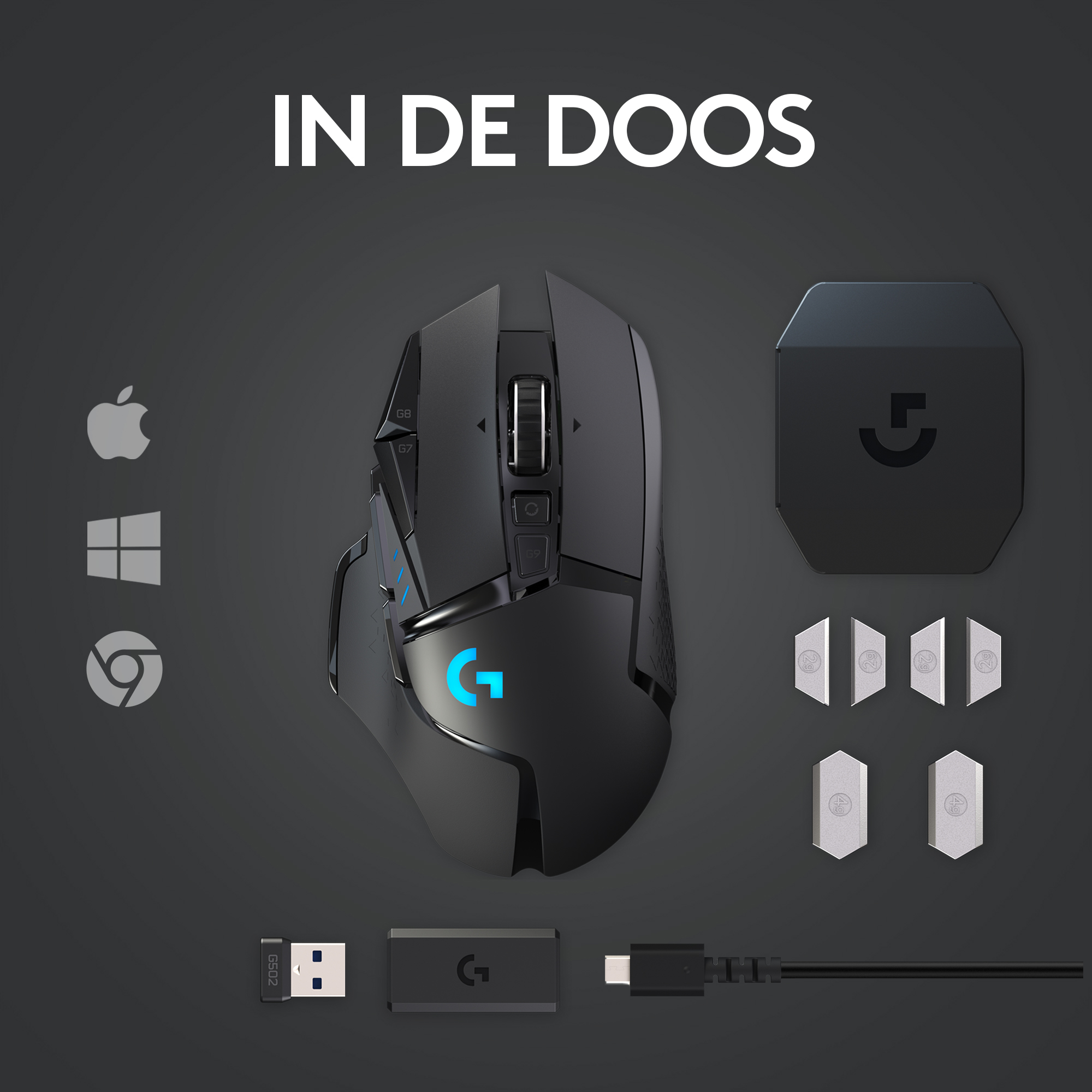 LOGITECH G G502 Lightspeed - Wireless