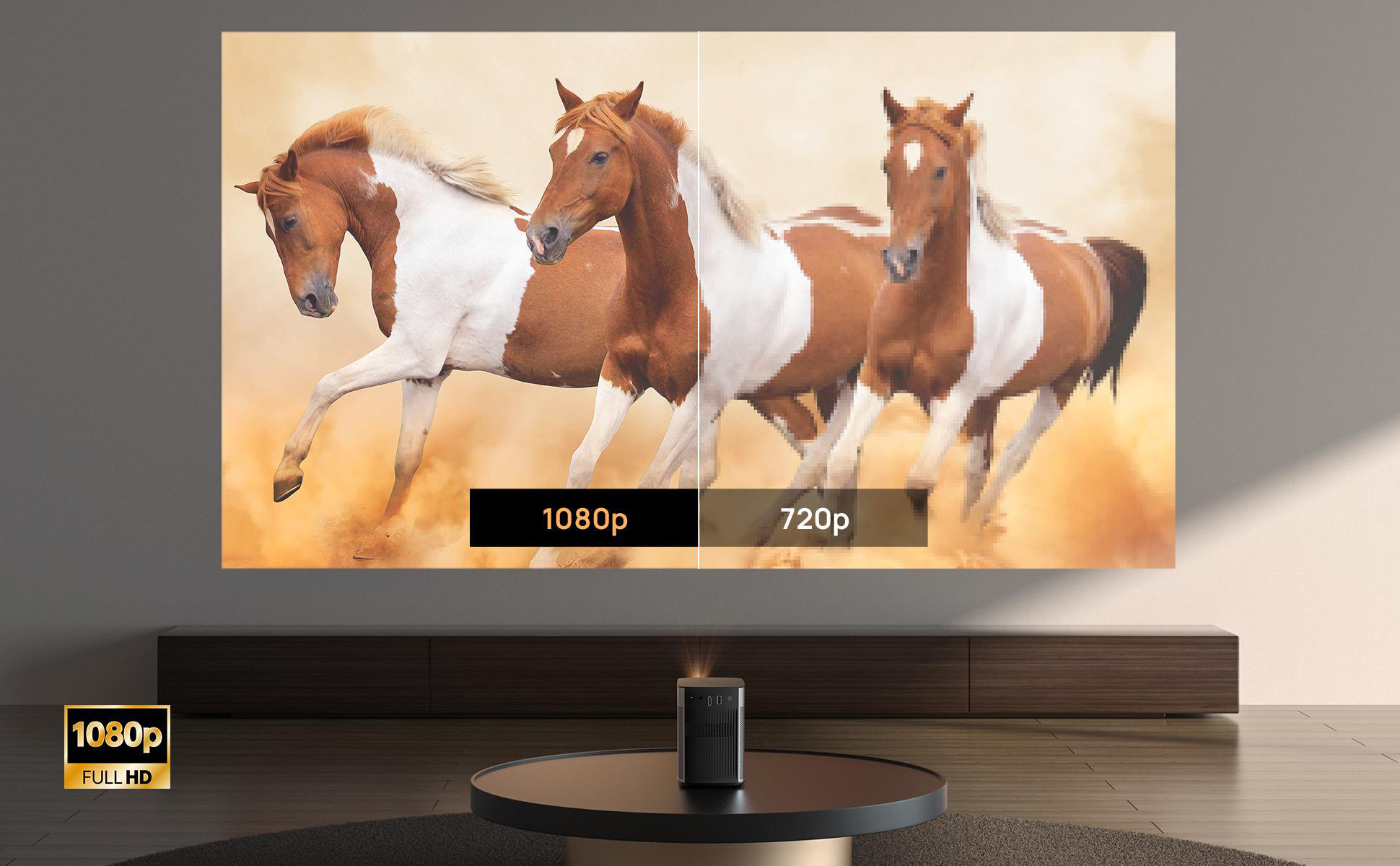 XGIMI Halo Beamer(Full-HD, 3D, 800 ANSI-Lumen, WLAN)