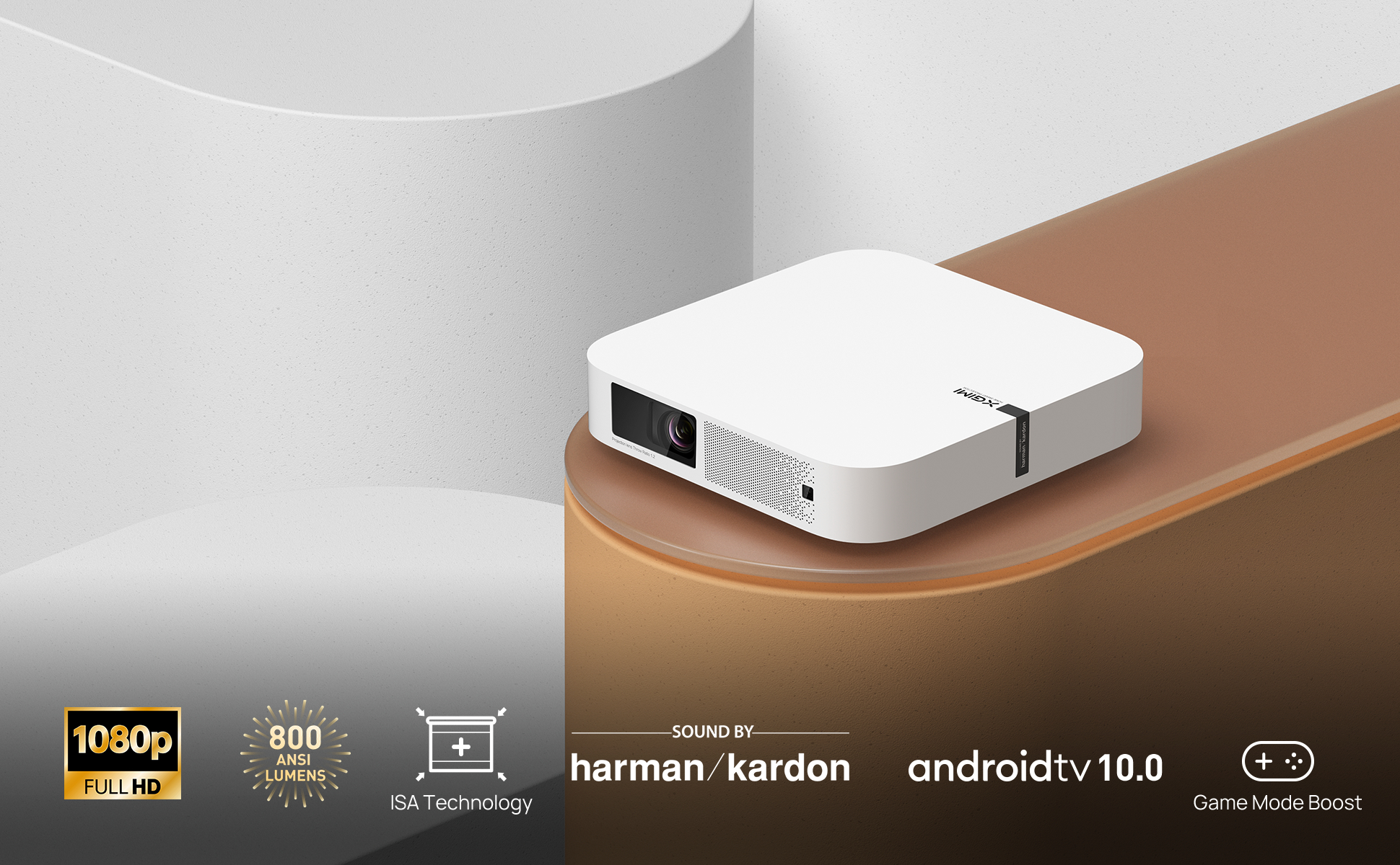 XGIMI Elfin Beamer(Full-HD, 3D, 800 ANSI-Lumen, WLAN)