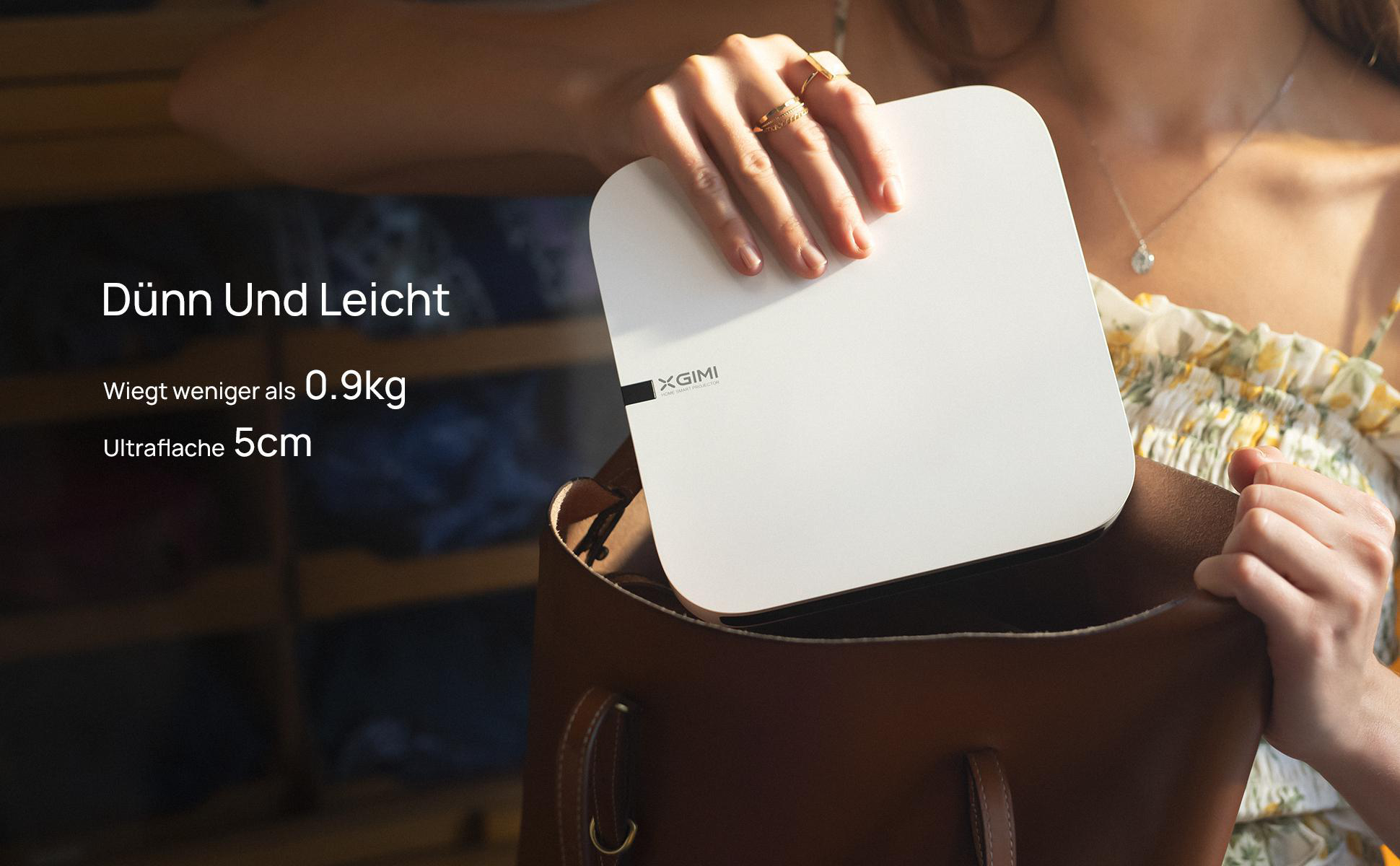 XGIMI Elfin Beamer(Full-HD, 3D, 800 ANSI-Lumen, WLAN)