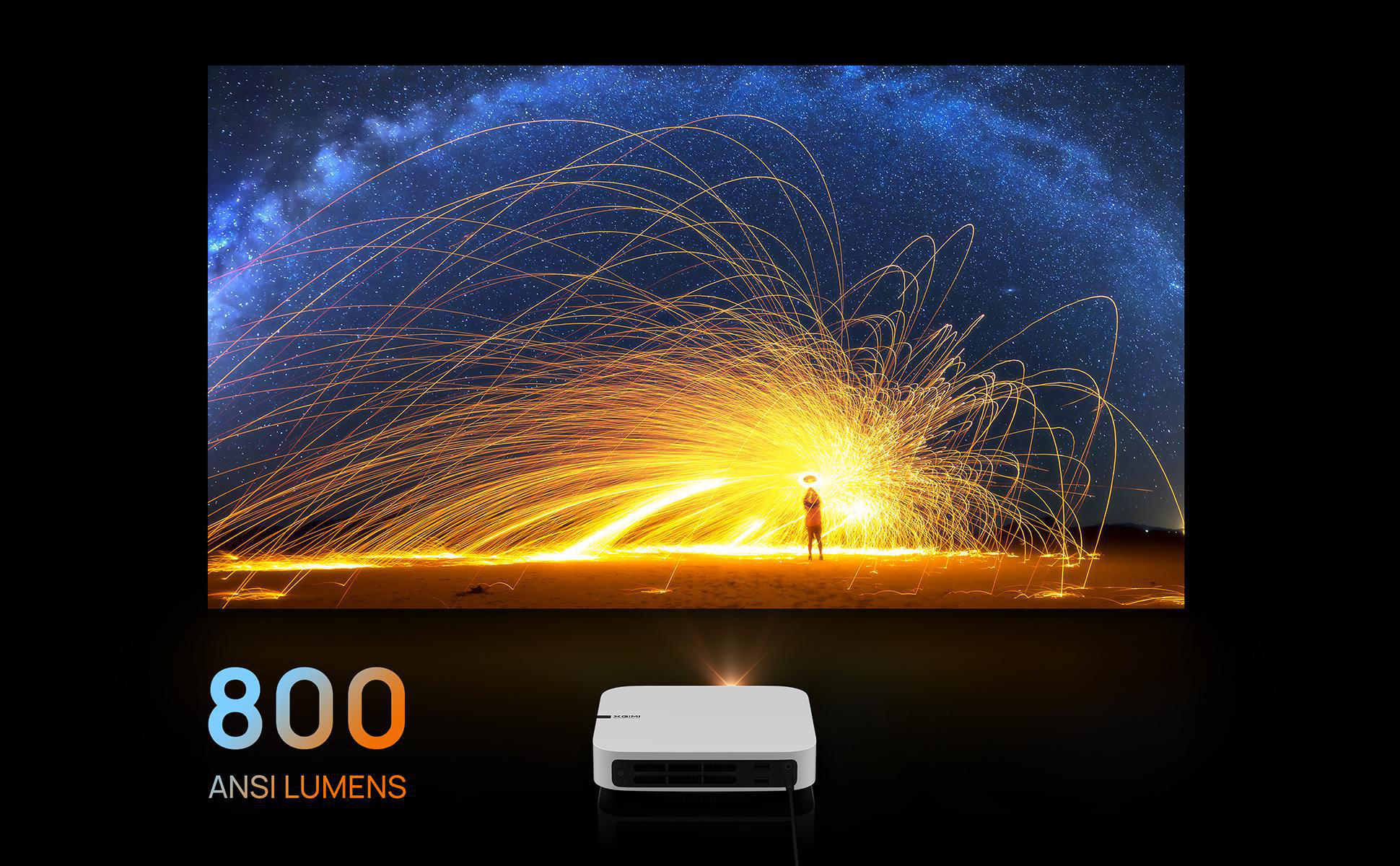 XGIMI Elfin Beamer(Full-HD, 3D, 800 ANSI-Lumen, WLAN)