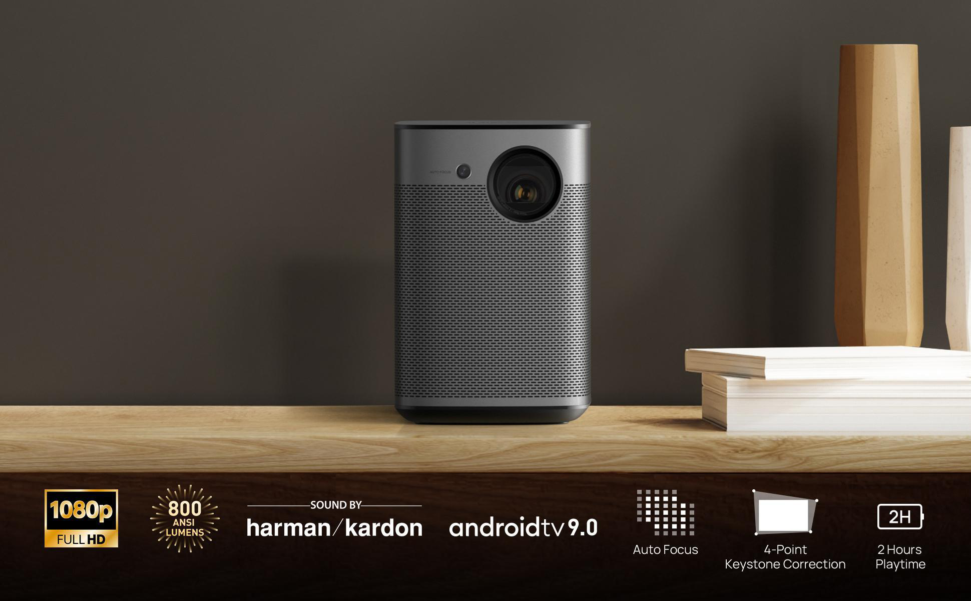 XGIMI Halo Beamer(Full-HD, 3D, 800 ANSI-Lumen, WLAN)