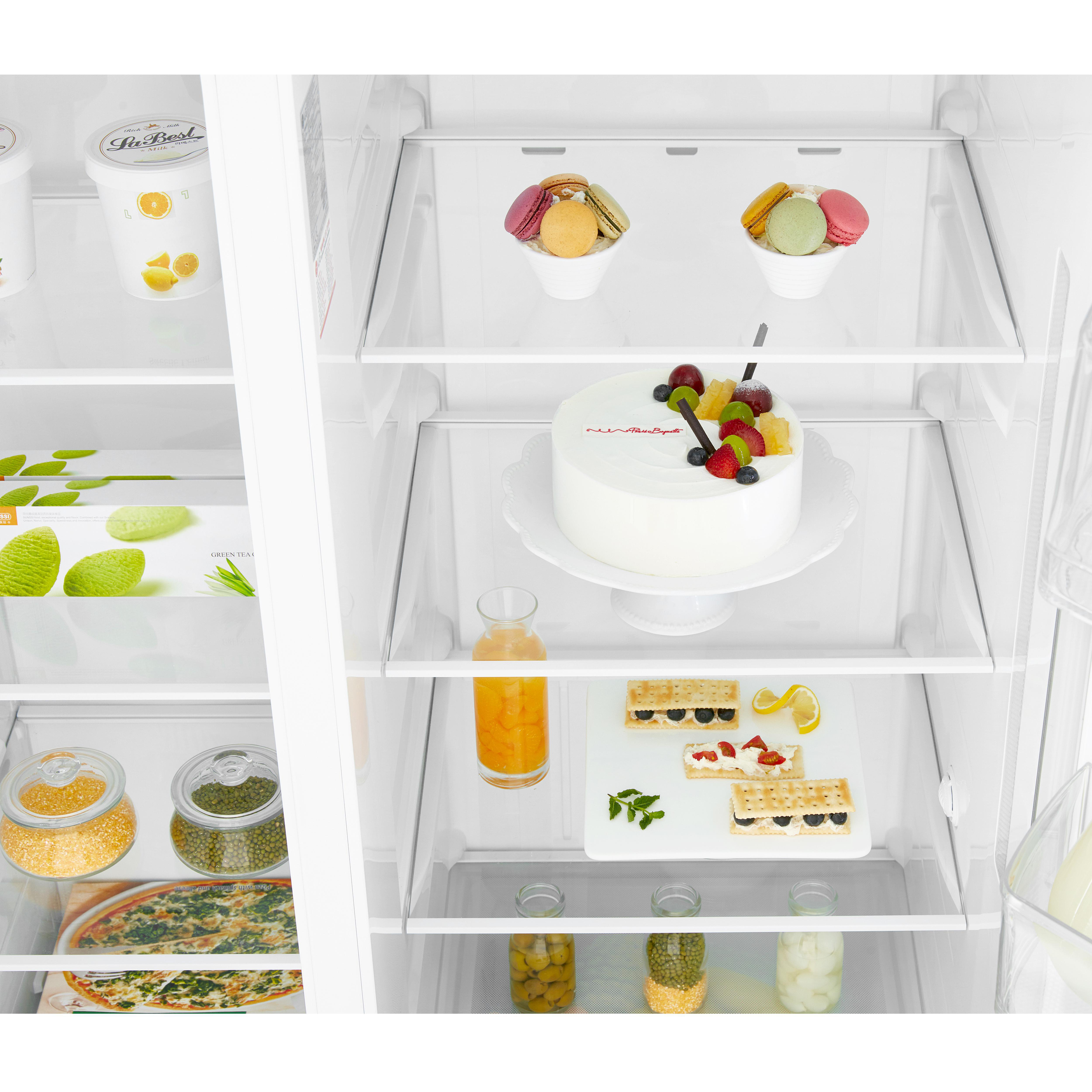 LG GSL 361 ICEZ Side-by-Side (606 l, F, 1790 mm hoch, Graphit)