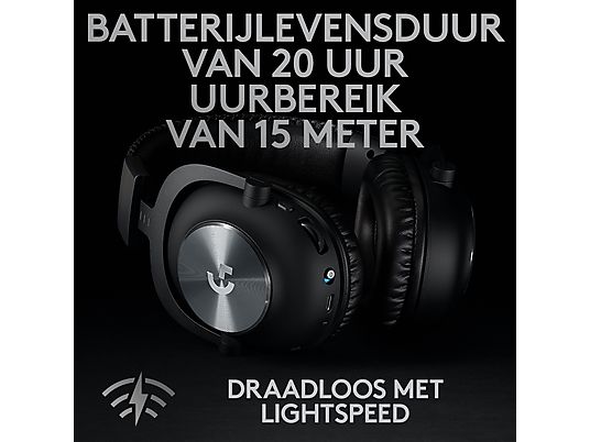 LOGITECH G Pro X Draadloze LIGHTSPEED Gaming-headset