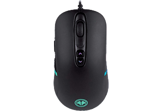 MILLENIUM MO1 Advanced - Souris de jeu, Filaire, Optique avec diodes électroluminescentes, 8000 DPI, Noir