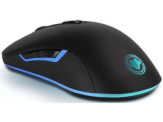 MILLENIUM MO1 Advanced - Souris de jeu, Filaire, Optique avec diodes électroluminescentes, 8000 dpi, Noir