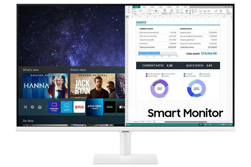 SAMSUNG SMART M5 32 Zoll  Full-HD  Monitor  8 ms Reaktionszeit  