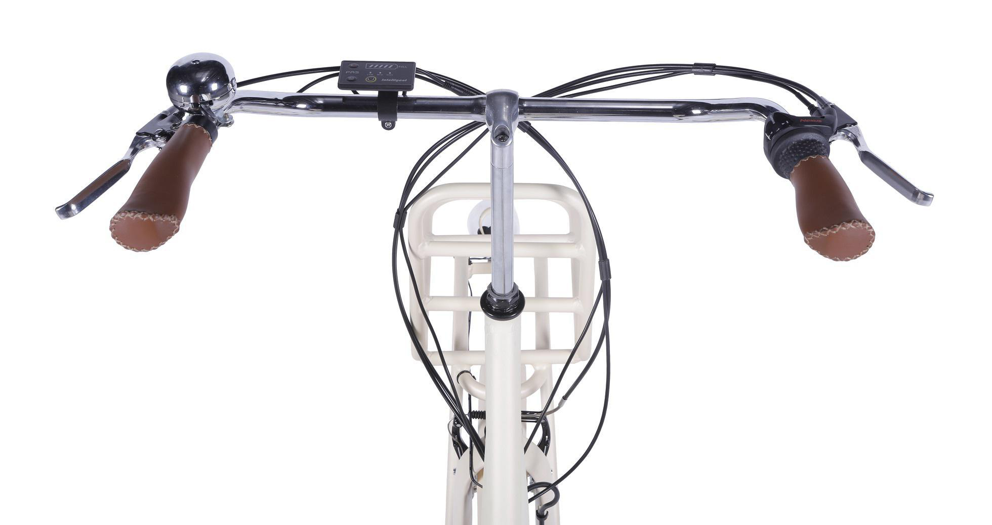 LLOBE City-E-Bike Rosendaal 2 Lady 36 V / 10.4 Ah Citybike (Laufradgröße: 28 Zoll, Rahmenhöhe: 50 cm, Damen-Rad, 374.4 Wh, Beige)