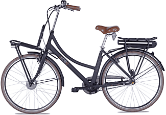 LLOBE City-E-Bike Rosendaal 2 Lady 36 V / 15.6 Ah Citybike (Laufradgröße: 28 Zoll, Rahmenhöhe: 50 cm, Unisex-Rad, 561.6 Wh, Schwarz)