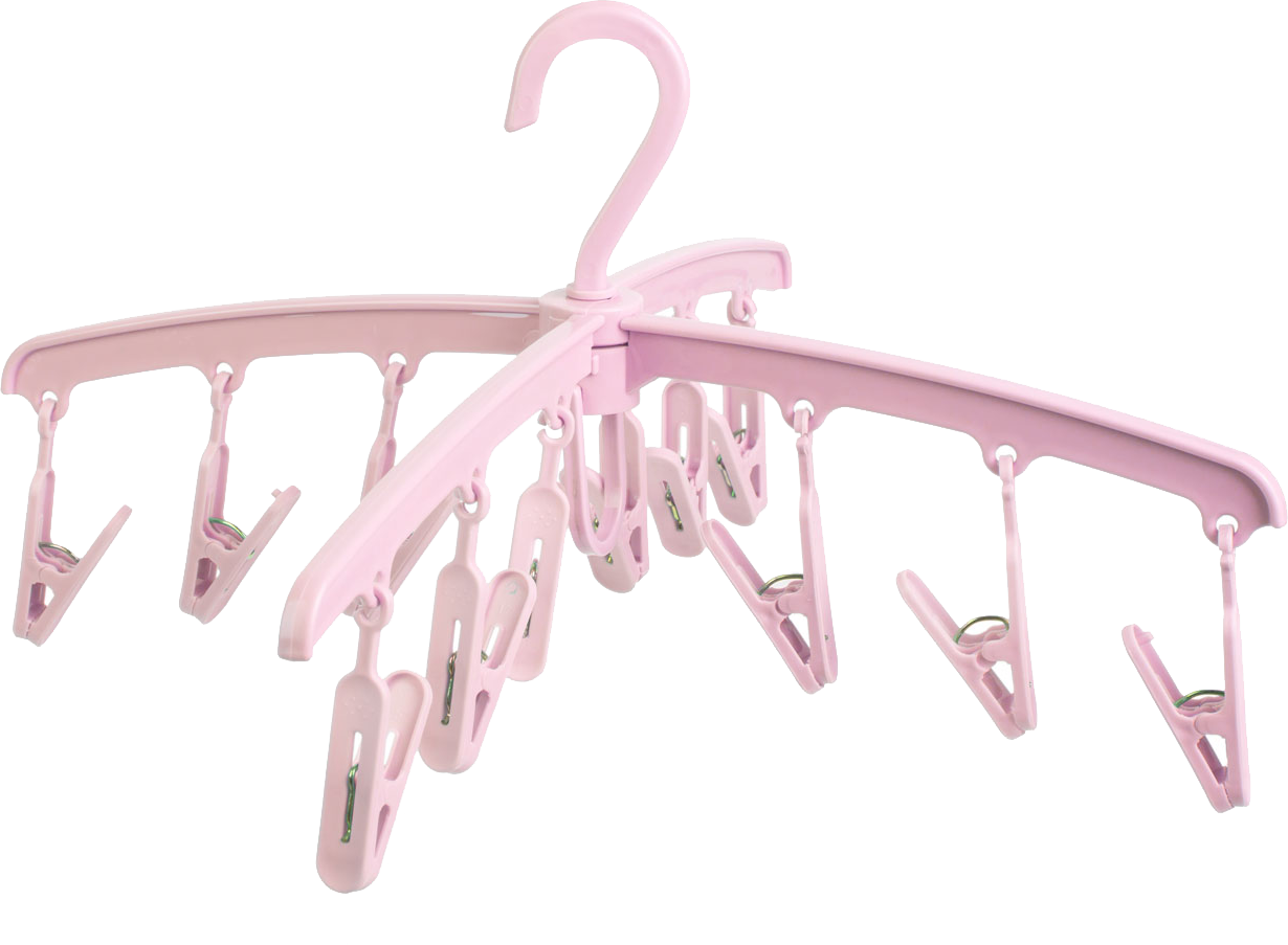 FAMILY 56172A Fehérnemű szárító, rózsaszín, 41x22,5x4 cm