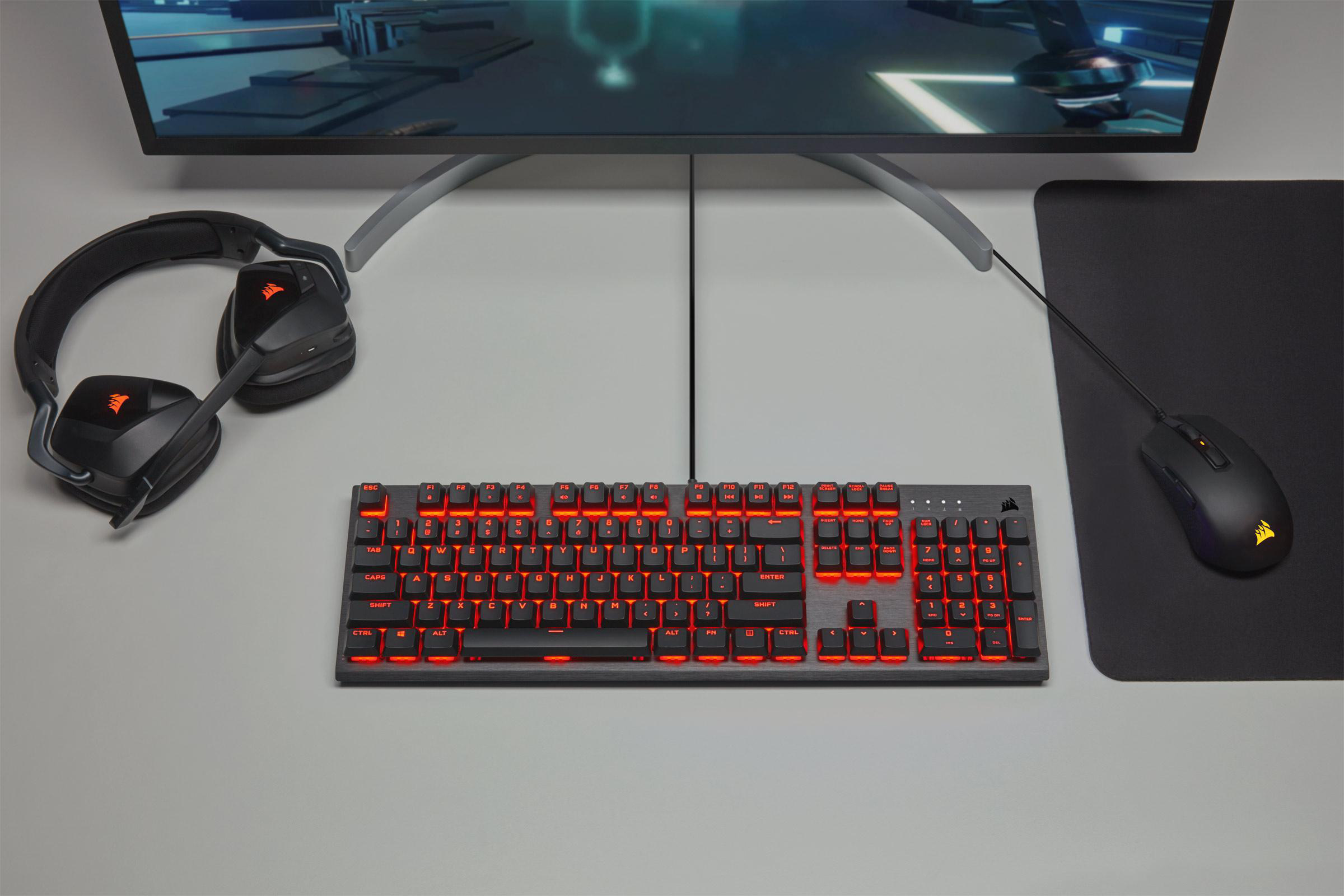 CORSAIR K60 PRO, Gaming Keyboard, Mechanisch, kabelgebunden, Schwarz