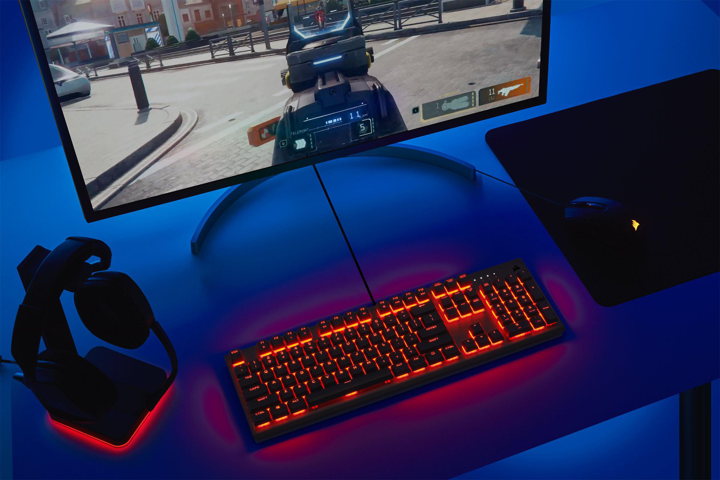 CORSAIR K60 PRO, Gaming Keyboard, Mechanisch, kabelgebunden, Schwarz