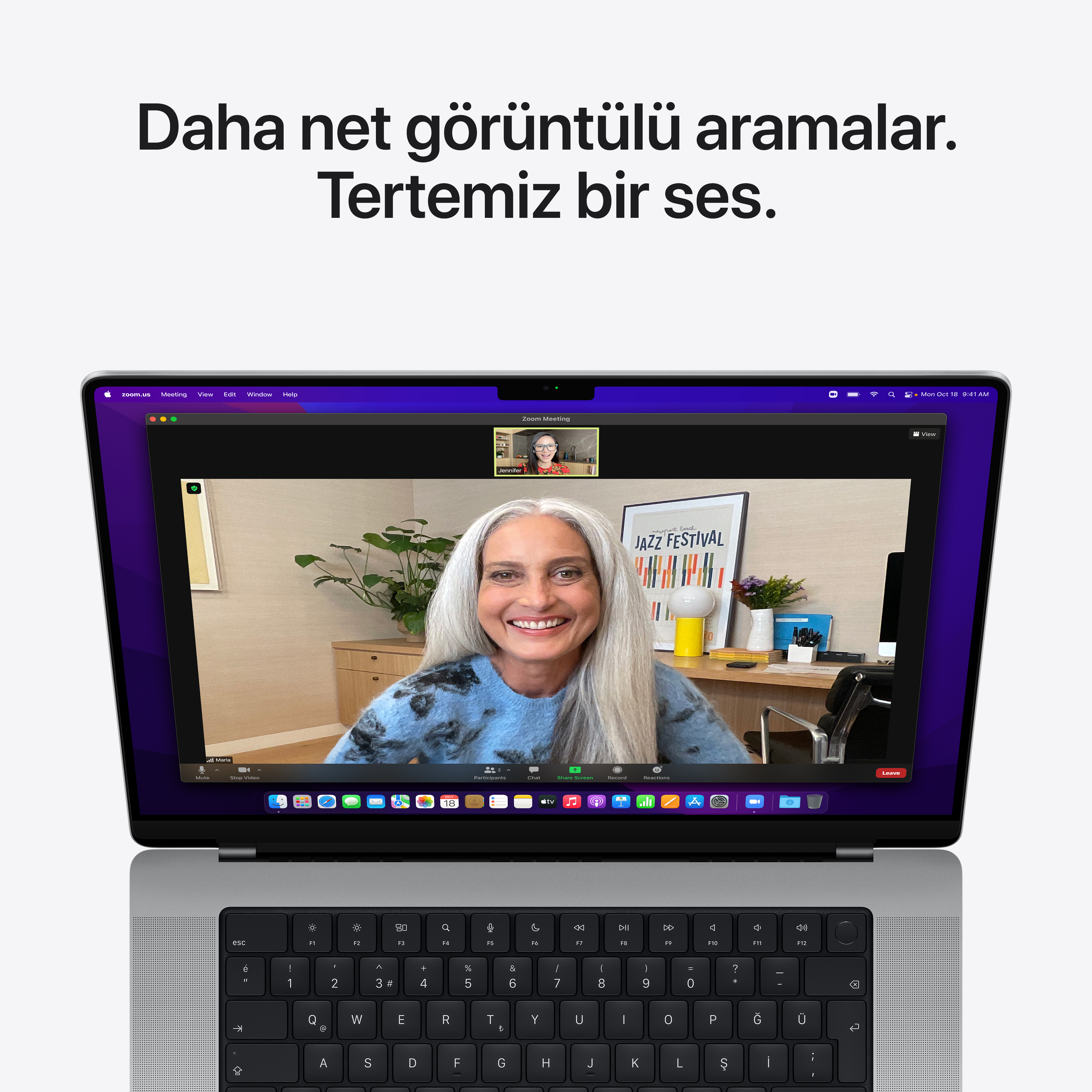 APPLE MacBook Pro M1 Pro 16GB-512GB SSD 14.2inç Gümüş MKGR3TU/A