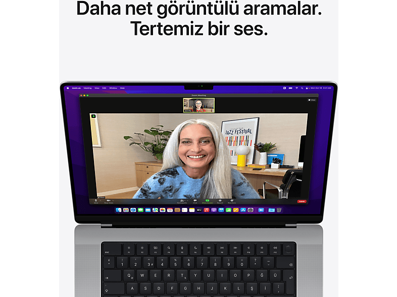 APPLE MacBook Pro M1 Pro 16GB-512GB SSD 14.2inç Gümüş MKGR3TU/A