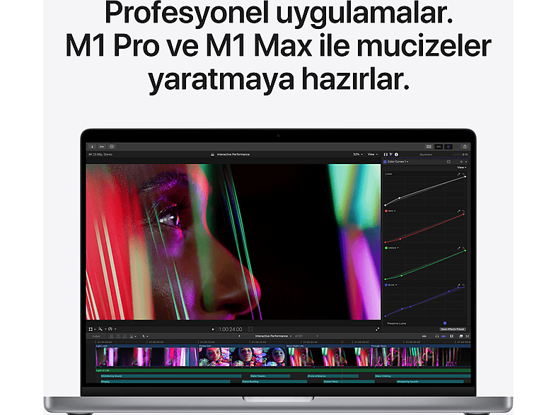 APPLE MacBook Pro M1 Pro 16GB-1TB SSD 16.2inç Uzay Grisi MK193TU/A