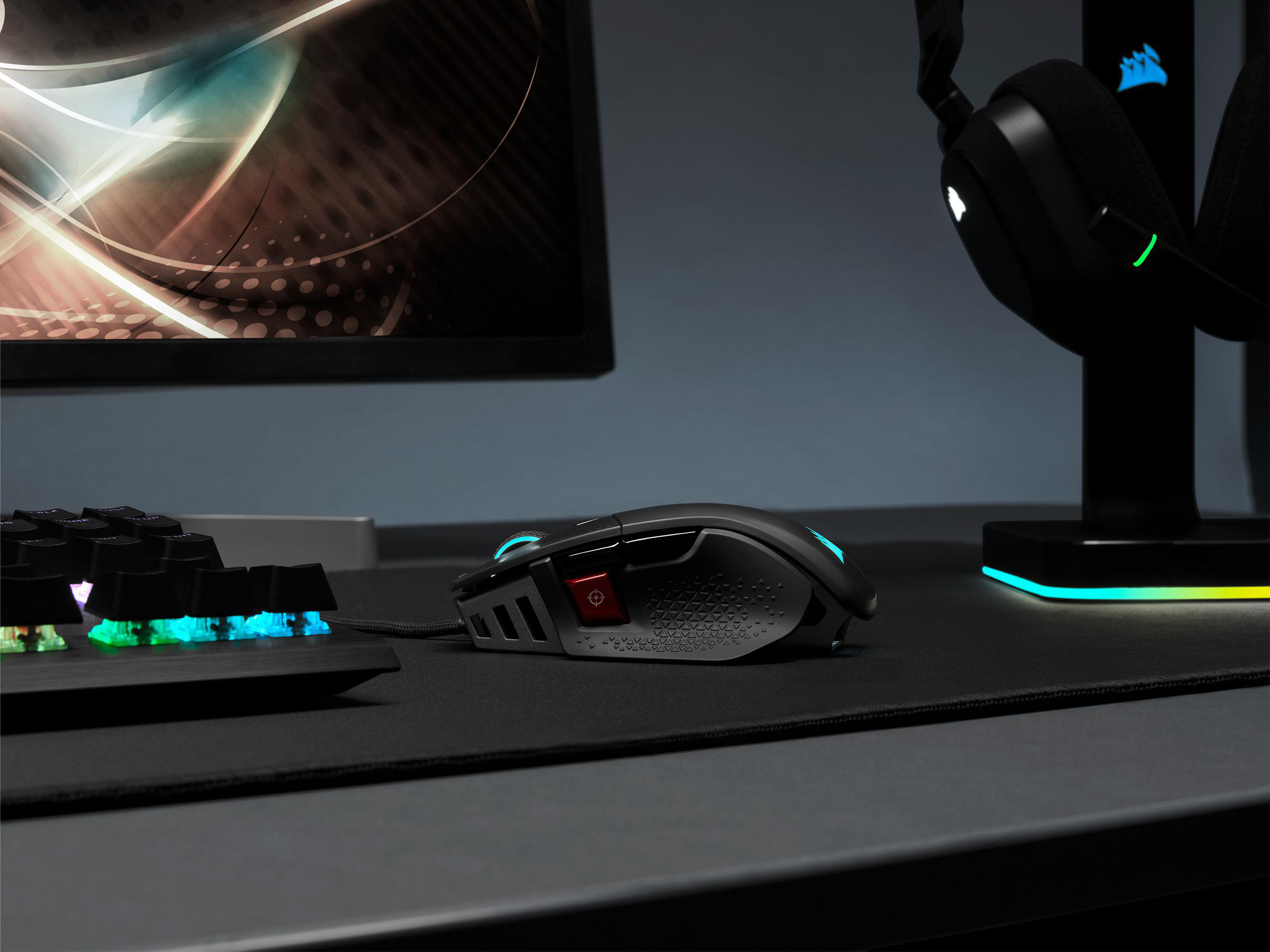 CORSAIR M65 RGB ULTRA Maus, Schwarz