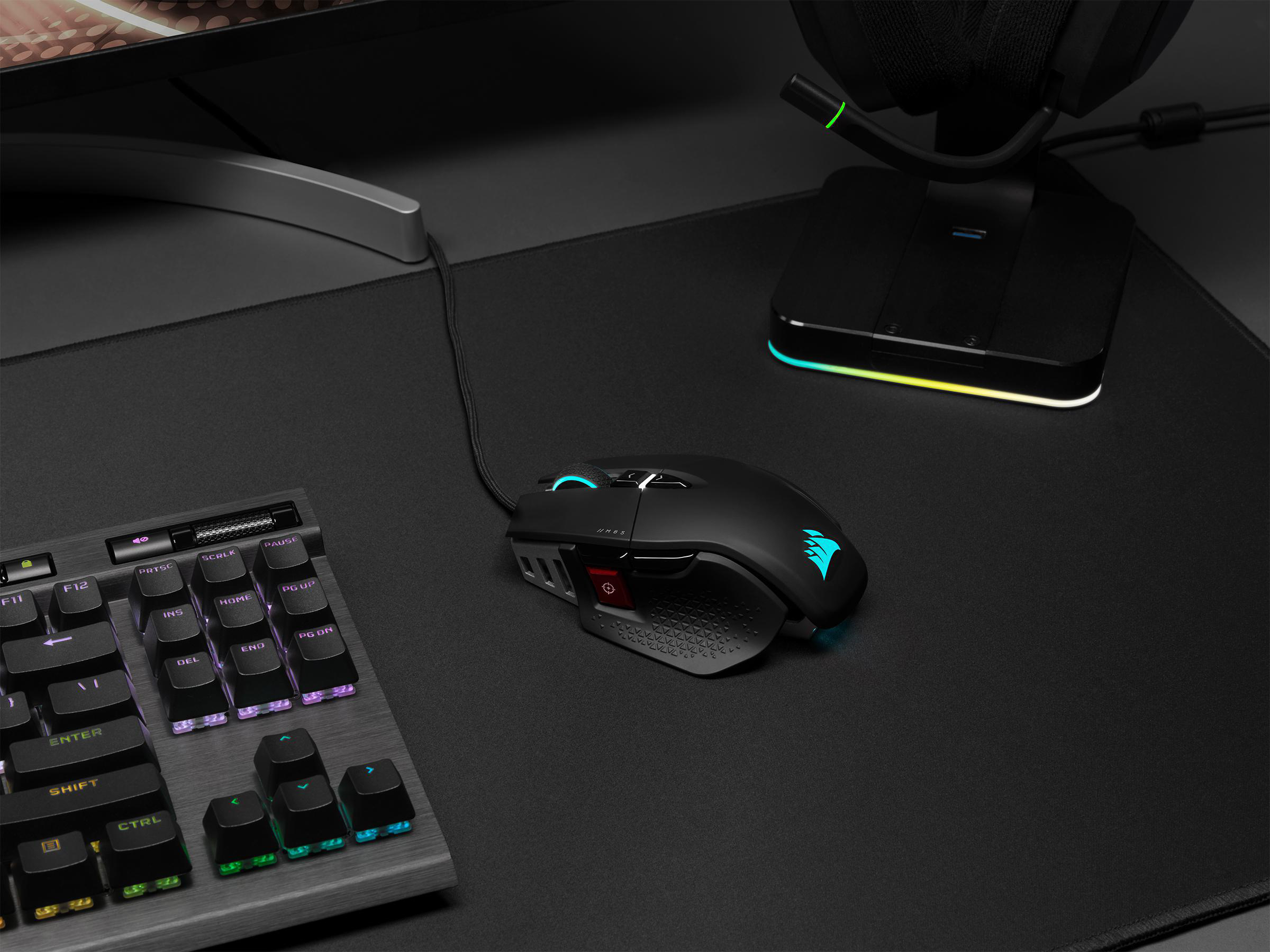 CORSAIR M65 RGB ULTRA Maus, Schwarz