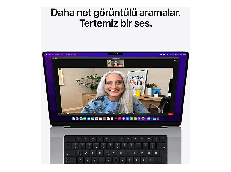 APPLE MacBook Pro M1 Pro 16GB-1TB SSD 16.2inç Gümüş MK1F3TU/A