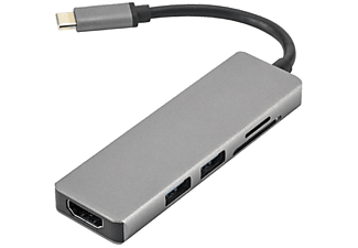 DAYTONA FC17 Type-C to HDMI 2* USB 3.0 SD TF 5IN1 Çevirici Adaptör