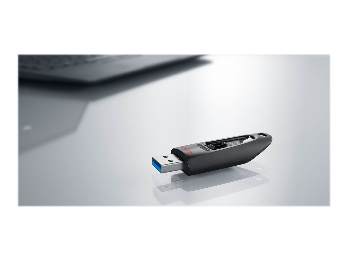 USB USB-Flash-Laufwerk, Mbit/s, Ultra® Schwarz GB, 130 SANDISK 3.0 256