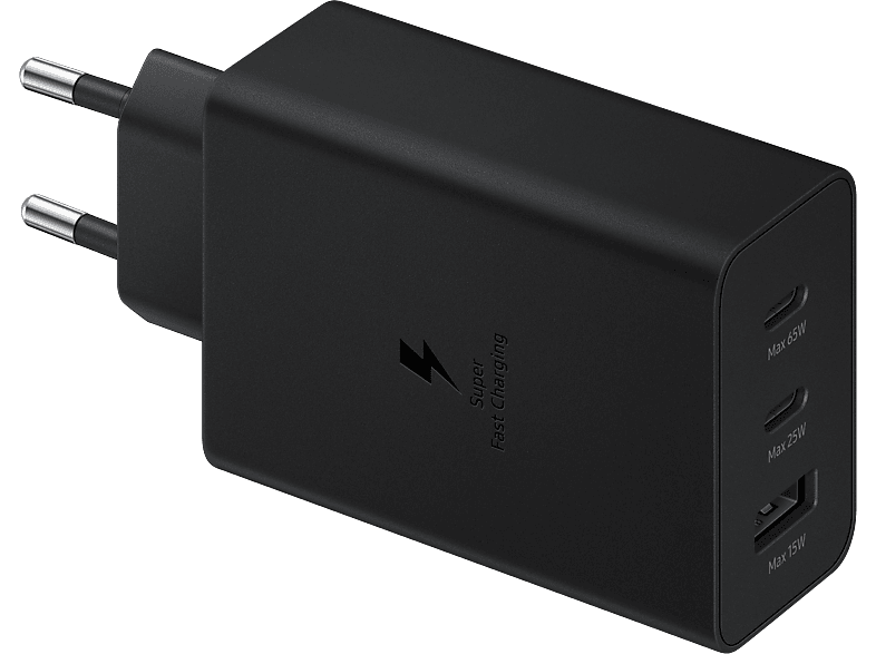 MediaMarkt, Samsung Ep-T6530, Schnellladeadapter, Schwarz, Smartphones, Handy & Navi, Ladetechnik & Zubehör, Universelle Ladegeräte, USB Kabel / Adapter für Handys und Navigation, EP-T6530NBEGEU