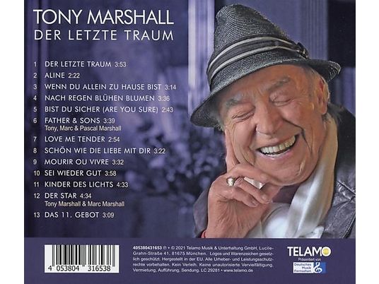 Tony Marshall - Der letzte Traum  - (CD)