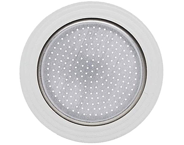 BIALETTI 800039 Szilikon tömítés 1 db + Szűrő 1db 3/4 adagos kotyogós kávéfőzőhöz