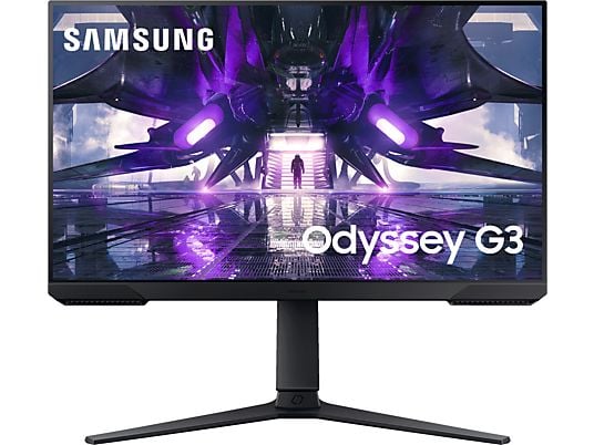 SAMSUNG Odyssey G3 LS24AG300NU - Monitor da gaming, 24 ", Full-HD, 144 Hz, Nero