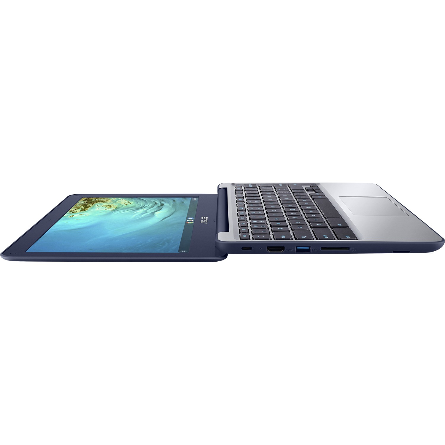 Portátil - ASUS Chromebook C202XA-GJ0035 , 11.6" HD, MediaTek M8173C, 4 GB, 32 GB eMMC, Chrome OS