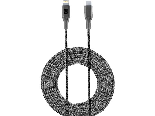 CELLULAR LINE Long Cable - Cavo da USB-C a Lightning (Nero)