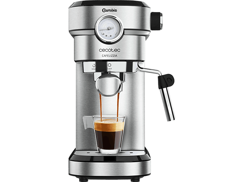 Cafetera Cecotec Power Espresso 20 Barista Compact 1465W 1,8L 20 bares inox