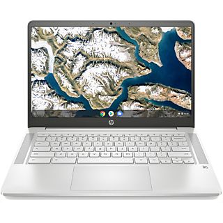 Portátil - HP Chromebook 14a-na1003ns, 14" FHD, Intel® Celeron® N4500, 4GB RAM, 64GB eMMC,Intel® UHD, ChromeOS, Plata