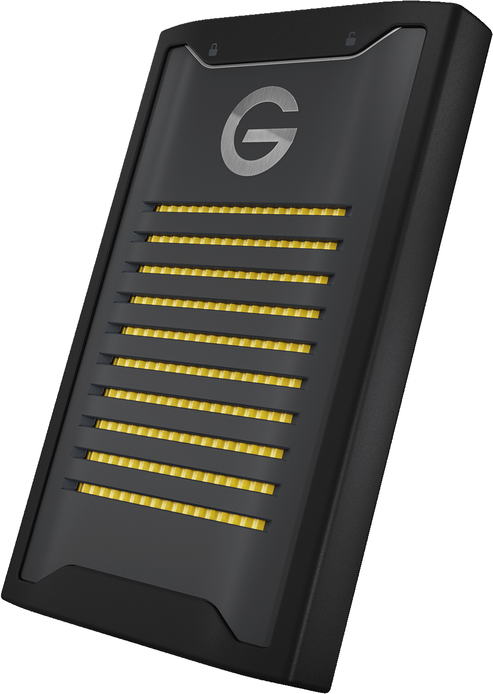 SANDISK PROFESSIONAL G-DRIVE ArmorLock SSD - Festplatte (SSD, 4 TB, Schwarz)