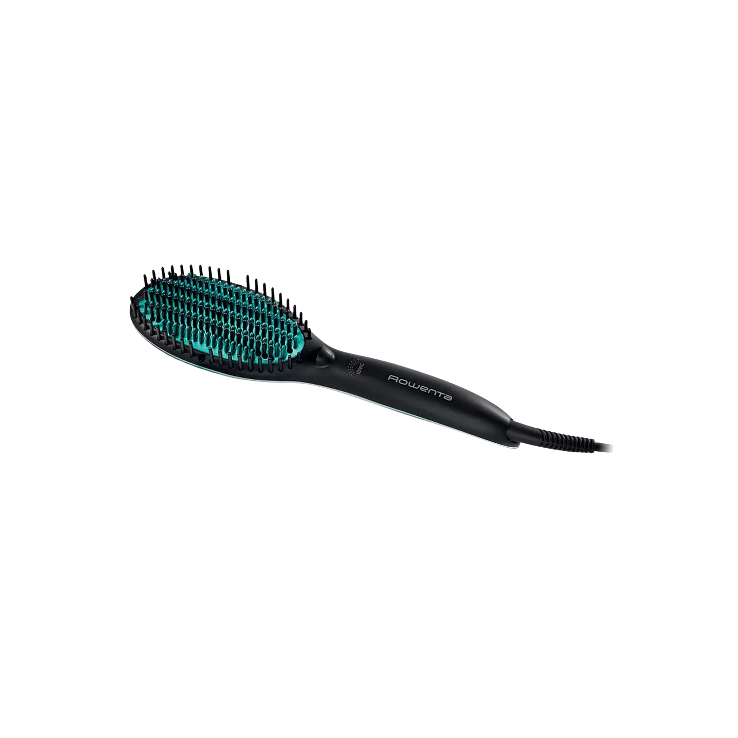 Cepillo alisador - Rowenta CF5820F0 Power Straight, Generador de Iones, 200º, 40 púas, Ceramica, Negro