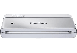 Envasadora al vacío - FoodSaver VS0100X, Función líquido/seco, Compacto, Blanco